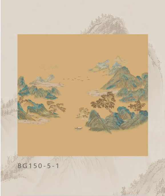 伊伊布舍墻布背景|錦繡山河 A beautiful land