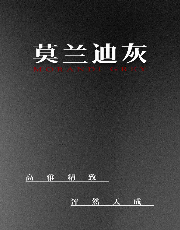 【領(lǐng)繡·菁華】莫蘭迪灰感受現(xiàn)代極簡的脈息