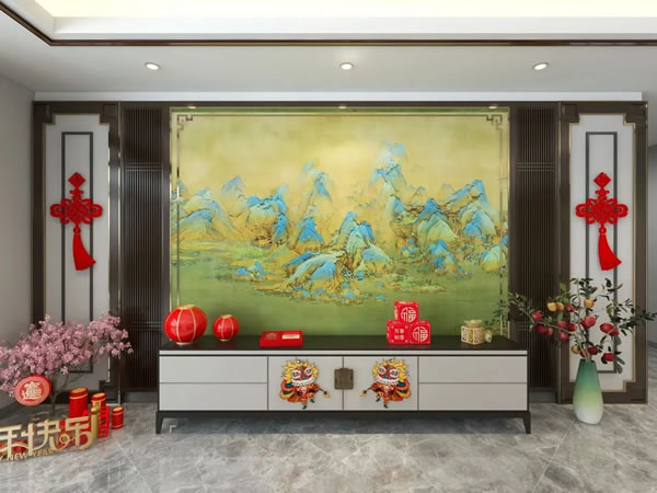 玉蘭家居 | 迎祥納福過大年|新中式大平層，年味兒十足！